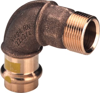 Viega - Fitting met 2 aansluitingen 345761