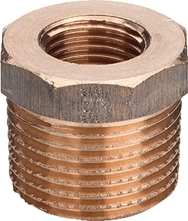 Viega - Bronzen draadfittingen 3241 Fitting met 2 aansluitingen Verloopring 3/4X1/2