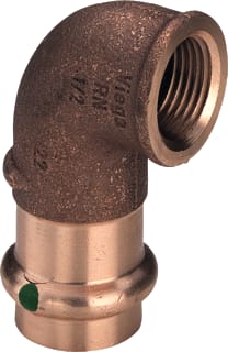 Viega - Sanpress 2214.2 Fitting met 2 aansluitingen fitting 298227