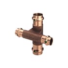 Viega - Profipress Therm-armaturen 2248 Fitting met 4 aansluitingen Sanpress Kruisstuk 22X15