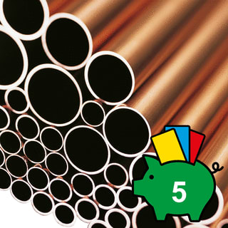 HME - Sanco Koperen buis Hh 22X1.1 Lg2.5