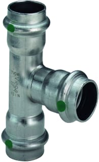 Viega - Sanpress Inox 2318 Fitting met 3 aansluitingen 435943