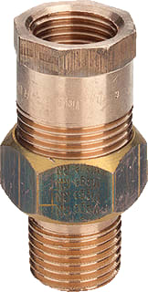 Viega - Bronzen draadfittingen 3341 Fitting met 2 aansluitingen 3 Del. Kopp 1 Brons/Blank