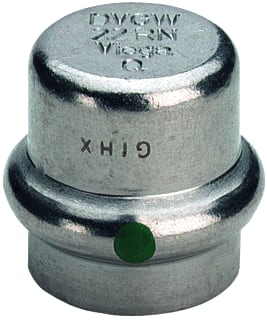 Viega - Sanpress Inox 2356 Fitting met 1 aansluiting 452865