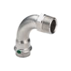 Viega - Sanpress Inox 2314 Fitting met 2 aansluitingen Sanp Overgknie Rvs 35X1 1/4Bu