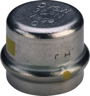 Viega - Sanpress Inox Gas Fitting met 1 aansluiting 487294