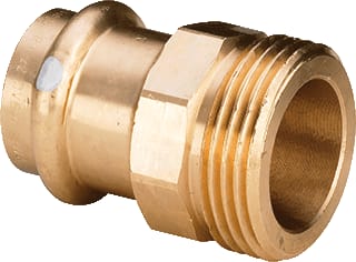 Viega - Profipress S 4511 Fitting met 2 aansluitingen Persfit2 Schrf 15X1/2 Bu