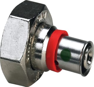 Viega - Fonterra-toebehoren 1236 Fitting met 2 aansluitingen fitting 614614