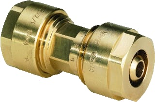 Viega - Fonterra-toebehoren 10305 Fitting met 2 aansluitingen Fitting 614669