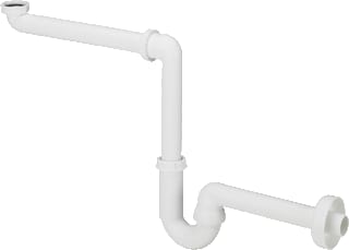 Viega - Afvoerprogramma 5729 P-, S-, beker sifon Sifon 1 1/4X32 Wit