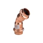 Viega - Profipress S 4526 Fitting met 2 aansluitingen Persfit2 Bocht 45Gr 22Mm