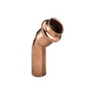Viega - Profipress S 4526.1 Fitting met 2 aansluitingen Persfit2 Bocht 45Gr 15Mm