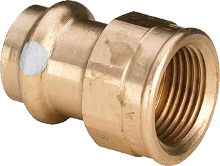 Viega - Profipress S 4512 Fitting met 2 aansluitingen Persfit2 Schrf 15X1/2 Bi