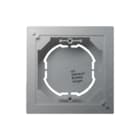 Gira - Systeem 55 Opbouwbak inbouwschakelmateriaal Opbouwkap 1V Laag Alu E2
