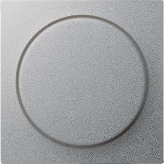 Gira - Systeem 55 Bed.element / centr.pl. schakelmat. Cpl+Knop Dim Alu