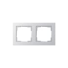 Gira - E2 Afdekraam schakelmateriaal Afdkrm 2V Aluminium