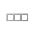 Gira - E2 Afdekraam schakelmateriaal Afdkrm 3V Aluminium