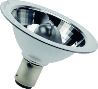 Radium - Skylight Laagvolt halogeenreflectorlamp ba15d 12v 50w 24d zilv.ref