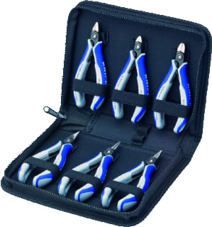 Knipex - 20 Tangenset tangenset elektronica 6st