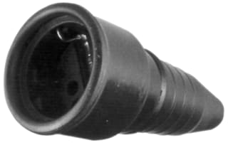 Keraf - 522 Koppelcontactstop (geaard) Koppcontst Ra Volrubber