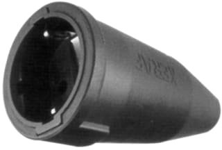 Keraf - 622 Koppelcontactstop (geaard) Koppcontst Ra Rubber