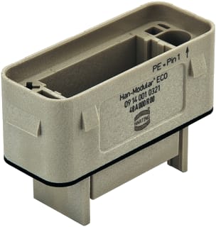 Harting - Rechthoekige (industrie) connector behindcon 09140010321