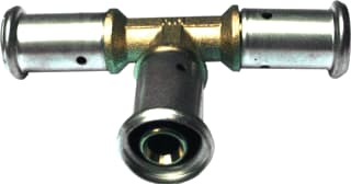 Henco - 9P Fitting met 3 aansluitingen Pers X 3 T/St 20X20X20