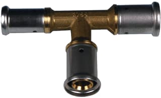 Henco - 11P Fitting met 3 aansluitingen Pers X 3 T/St 20X16X16