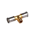 Henco - 14P Fitting met 3 aansluitingen Pers T/St 16X1/2Bux16