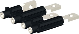 Hager - Terasaki Aansluitvlag/Fasespreider achteraansl 4p         ds4