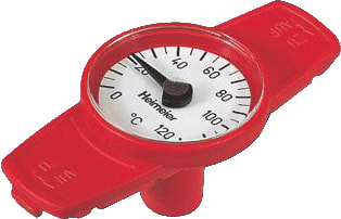 Heimeier - Globo H Bimetaalthermometer Th.Meter. Gl.H40-50 Ro.