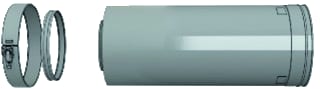 DRU - RVS 200/130 Concentr. RGA/LTV buis Pijp 500 Inkortb