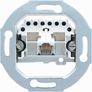 Jung - Basiselement UAE Datacontactdoos twisted pair Data Cat3 1X8P Schr Basis