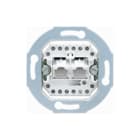 Jung - Basiselement UAE Datacontactdoos twisted pair Data Cat3 2X8P Schr Basis
