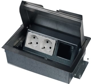 OCS - Servicebox 3.0 Vloercontactdoos Sb 3.0 2X230V+Leeg Rvs