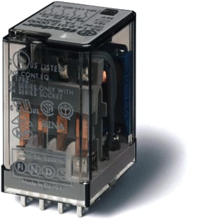 Finder - 55 Schakelrelais rel 4w 7a 12v
