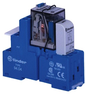 Finder - 58 Schakelrelais Relais Voet 7A 250Vac