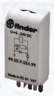 Finder - 99 Overspanningsbegrenzer Led Moduul 60Vac/Dc