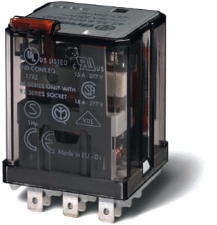 Finder - 62 Schakelrelais rel 3m 16a 400v