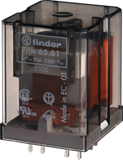 Finder - 65 Schakelrelais relais 12v 30a 250vac