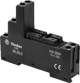 Finder - 95 Relaisvoet Relvoet (40)+Mod 8Pins Zw