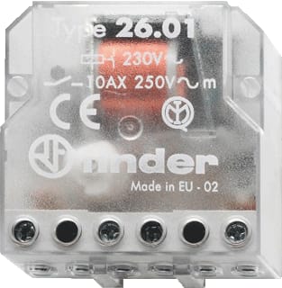 Finder - 26 Bistabiel relais Impulsrel 1M-230V