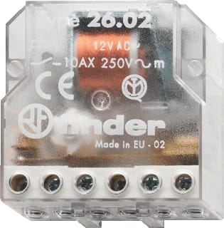 Finder - 26 Bistabiel relais impulsrel 26 2m-24ac