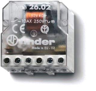 Finder - 26 Bistabiel relais impulsrel 2m 10a 48v