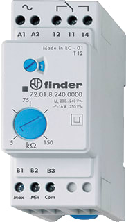 Finder - 72 Niveaubewakingsrelais Nivobew.Rel. 1W 16A 400V