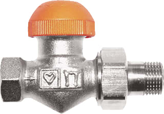 Herz - TS-'98-V Radiatorafsluiter Th-Radkr Ts-98-V 3/8 Re