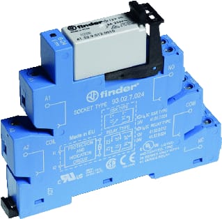 Finder - 38 Schakelrelais Rel.Comp+Led 2W8A/24Dc