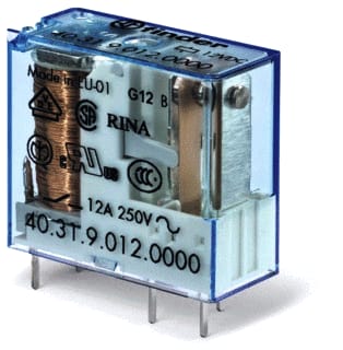 Finder - 40 Schakelrelais rel 1w 10a 60v