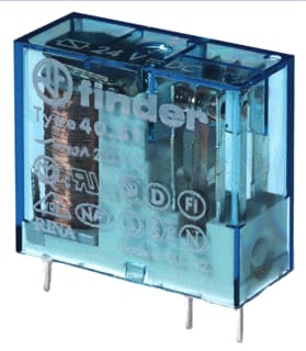 Finder - 40 Schakelrelais rel 1w 10a 24v