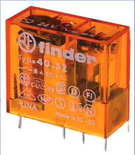 Finder - 40 Schakelrelais Rel 2W 8A 110V
